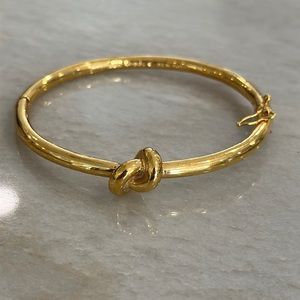 Kate spade knot gold bangle